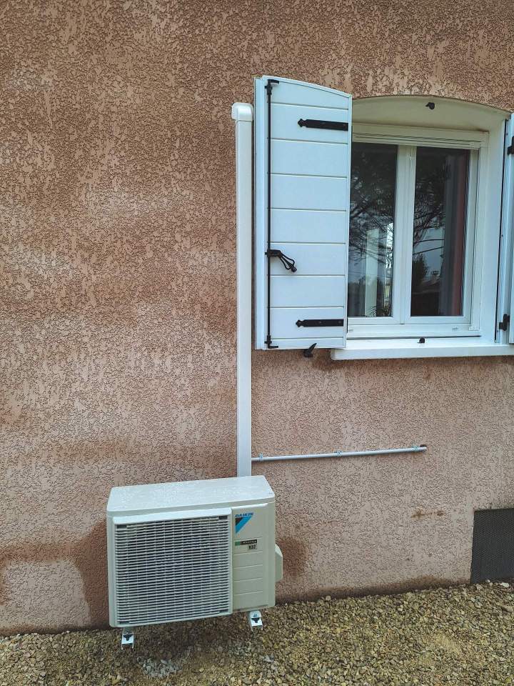 Installation de climatiseur Orange